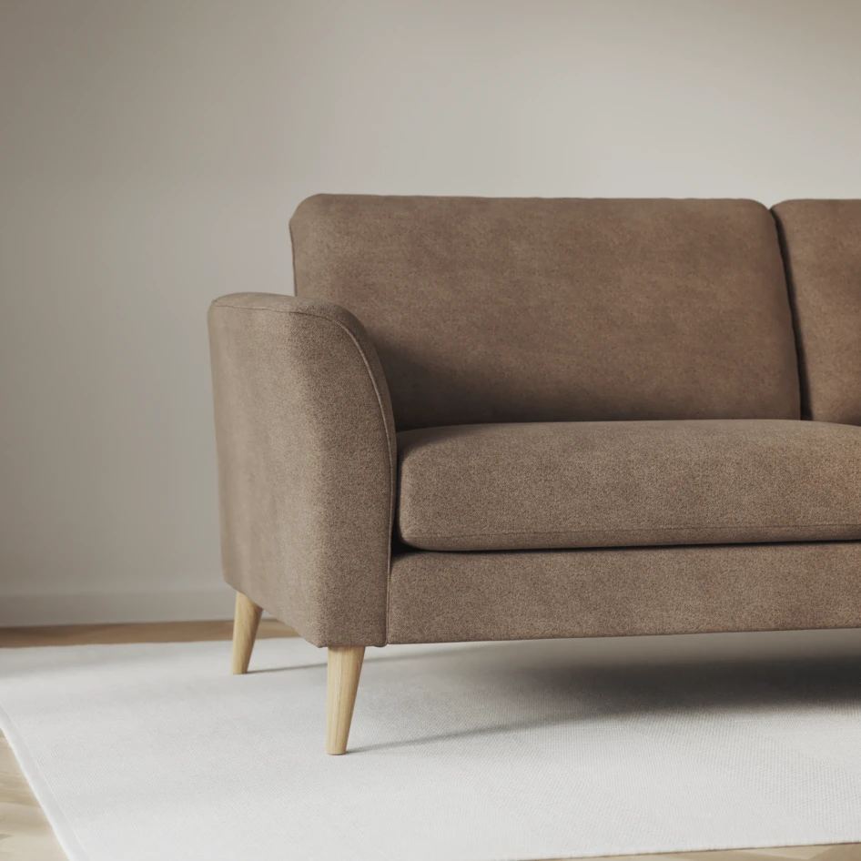 Bridge - 3-sits soffa - Brun