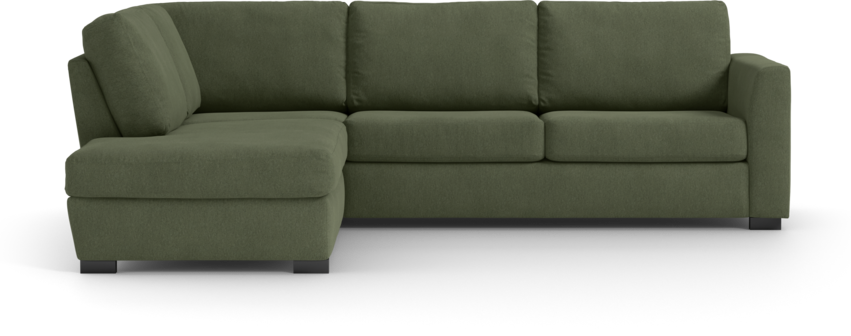 Friday - 2,5-sits soffa med divan vänster - Grön