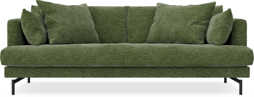 Harper - 3-sits soffa, hel dyna - Grön