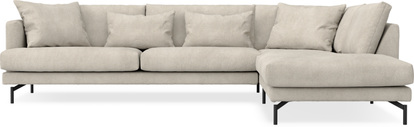 Harper - 3-sits soffa med divan höger - Beige