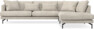 Harper - 3-sits soffa med divan höger - Beige