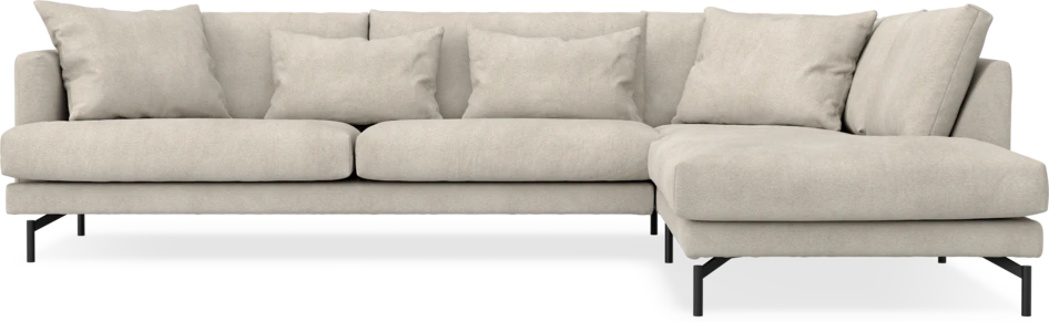 Harper - 3-sits soffa med divan höger - Beige