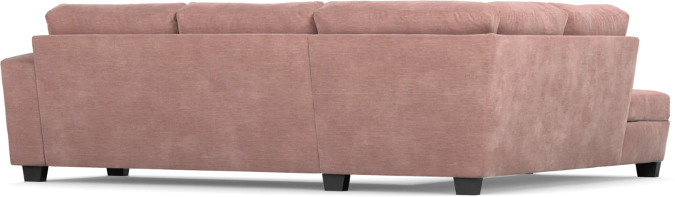 Friday - 2,5-sits soffa med divan vänster - Rosa