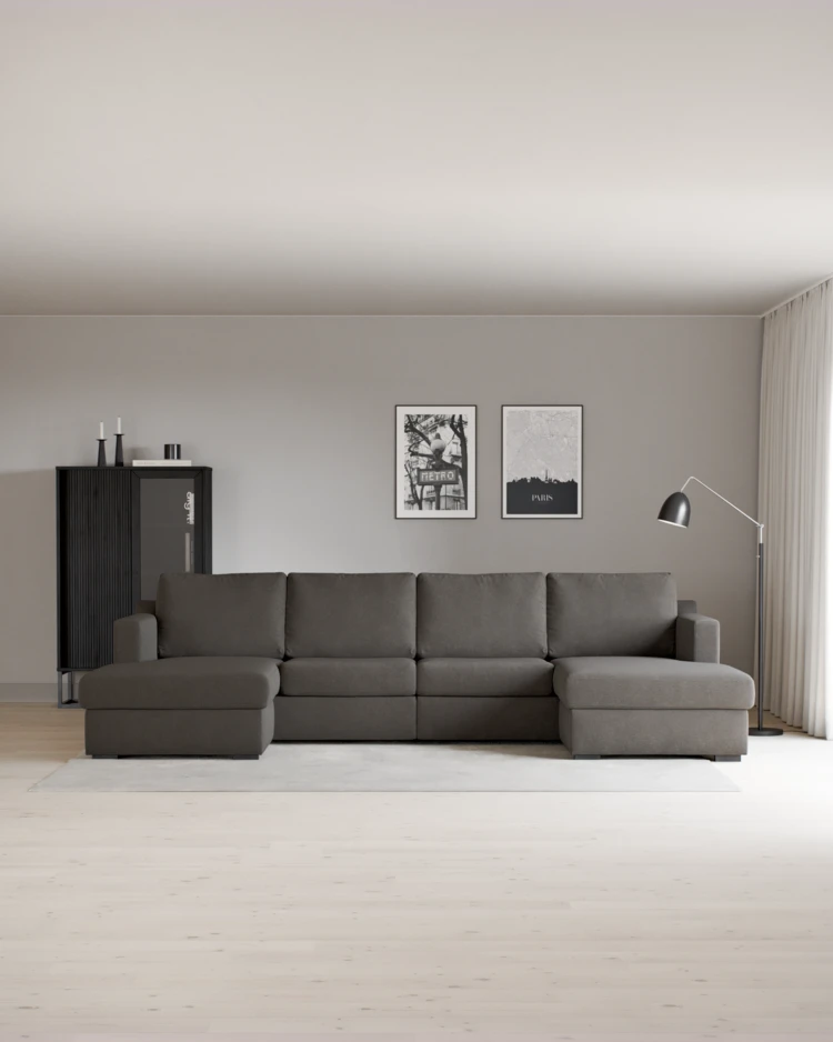 Friday - 2-sits soffa med två schäslonger - inspiration