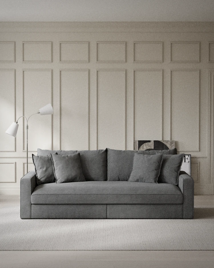 Rossi - 3-sits soffa, hel dyna - inspiration