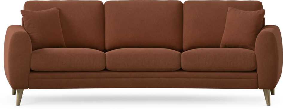 Eden - 3-sits soffa svängd - Orange