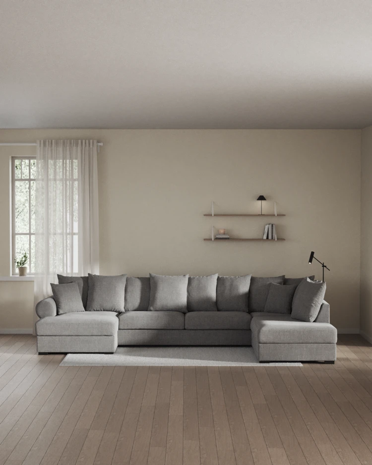 Town - 3-sits soffa med divan höger och schäslong vänster - inspiration