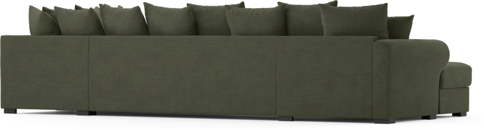Town - 3-sits soffa med divan höger och schäslong vänster - Grön