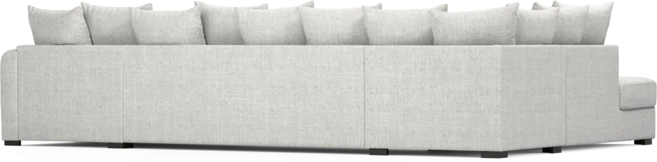 Town - 3-sits soffa med divan vänster och schäslong höger - Grå