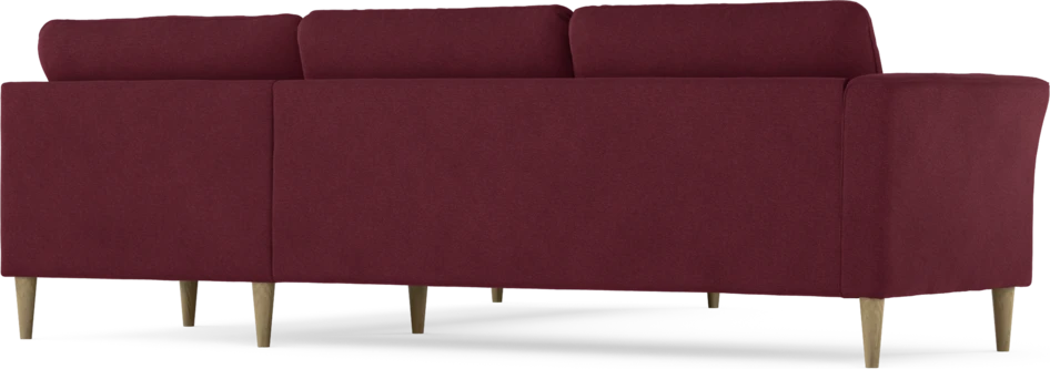 Bridge - Hörnsoffa, 2+2-sits - Röd