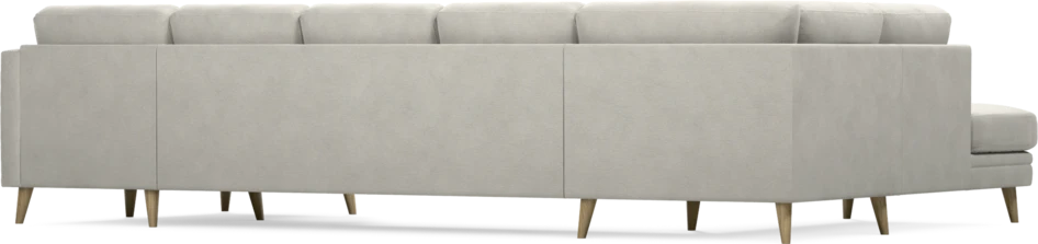 Eden - 3-sits soffa med divan vänster och schäslong höger - Grå