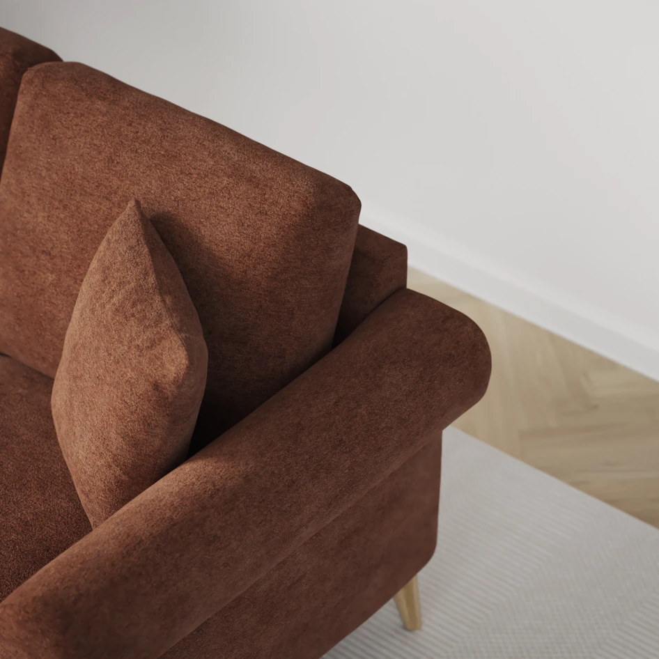 Eden - 2-sits soffa - Orange