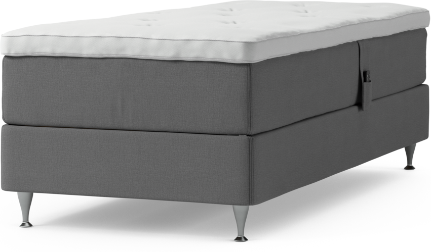 Delux Dream - Ställbar säng, enkelsäng med bäddmadrass och sängben