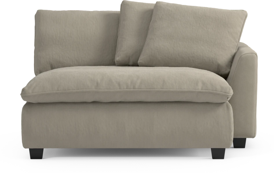 Bellora - Schäslong XL med armstöd höger - Beige
