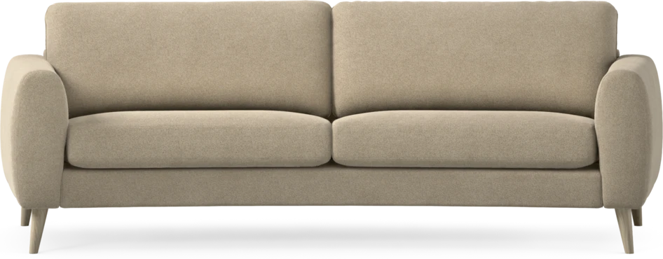 Bridge - 3-sits soffa svängd - Beige