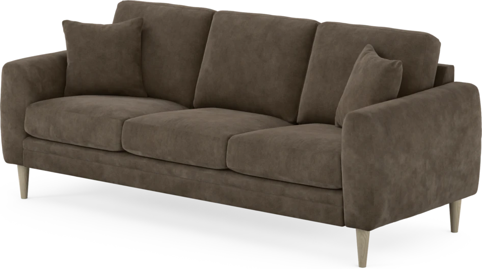 Eden - 3-sits soffa - Brun