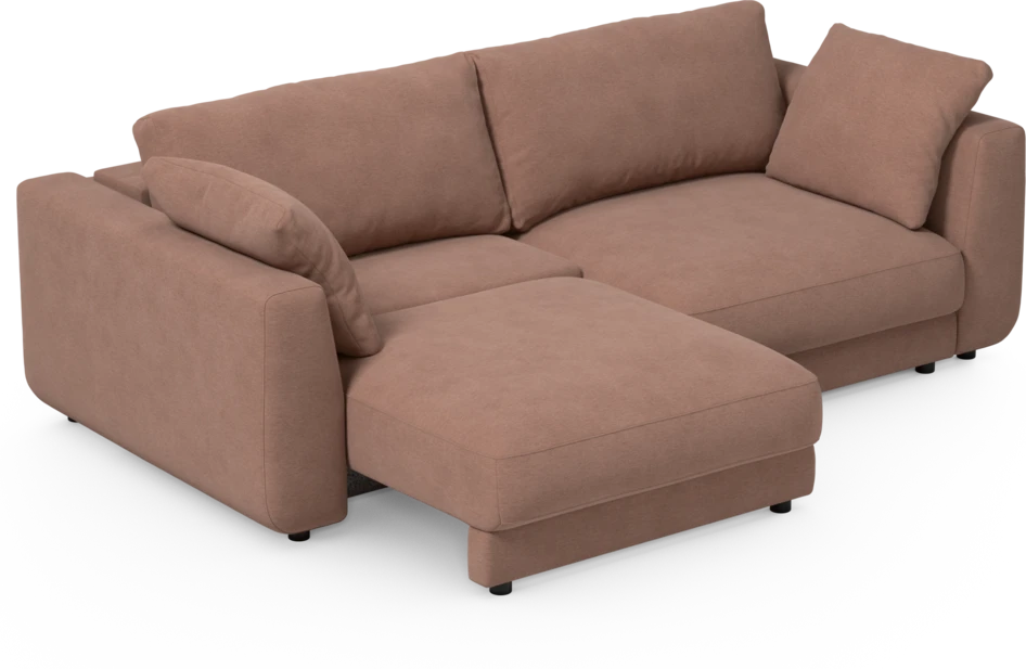 Amie - Bäddsoffa 3-sits - Rosa