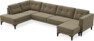 Rio - 4-sits soffa med divan vänster och schäslong höger - Grön