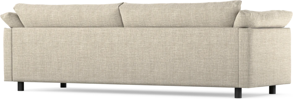 Cherrie - 4-sits soffa, hel dyna, fast klädsel - Beige