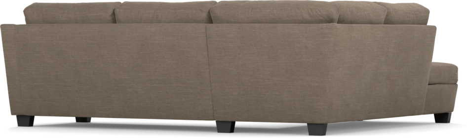 Friday - 2,5-sits soffa med divan vänster - Brun