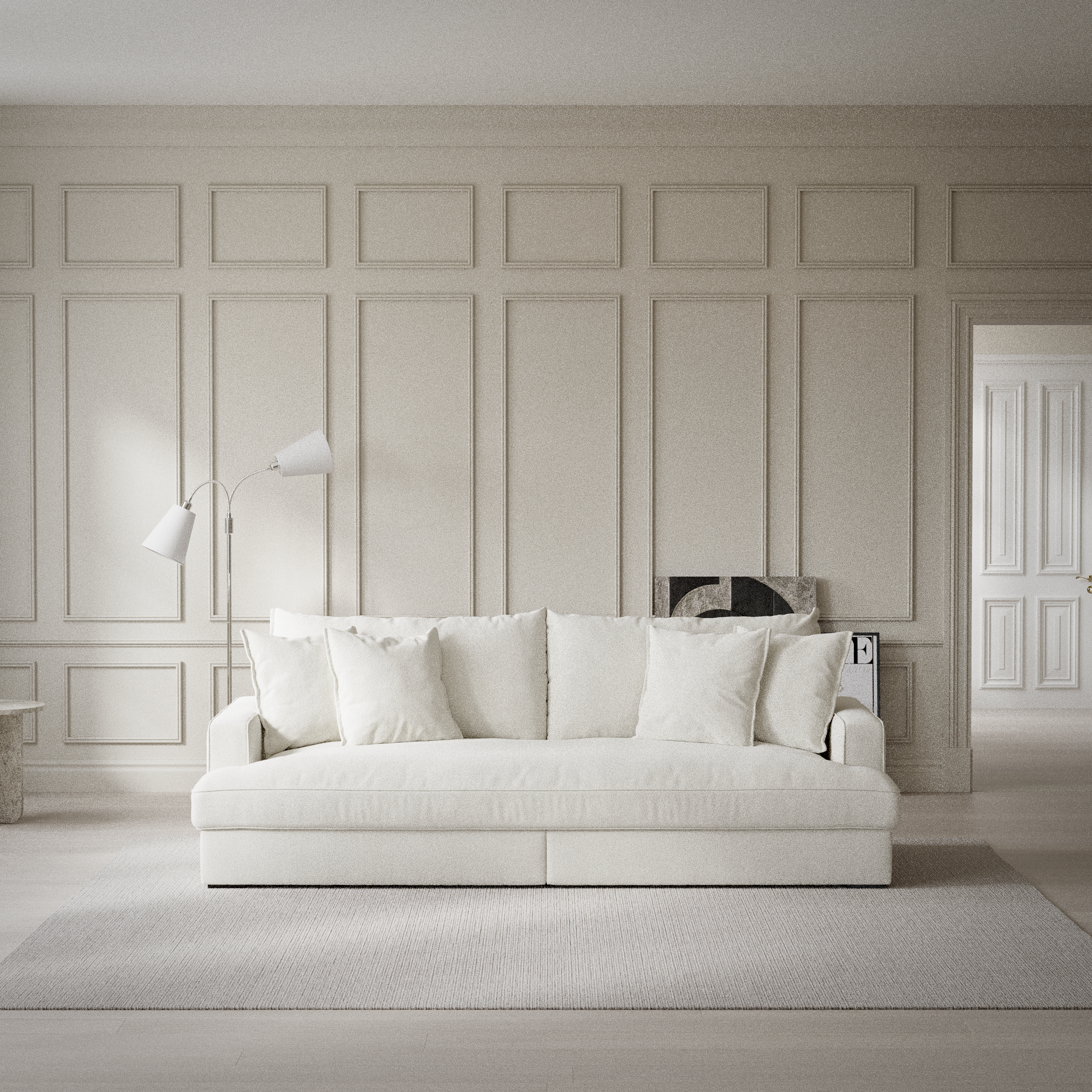 Rossi - 3-sits soffa, hel dyna - inspiration