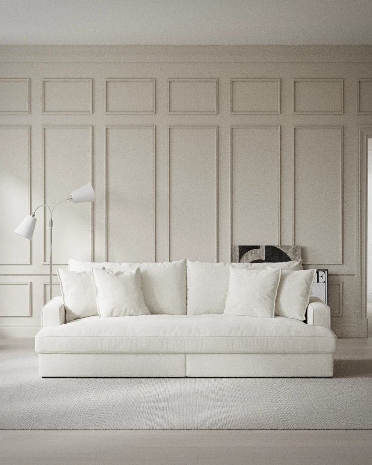Rossi - 3-sits soffa, hel dyna - inspiration