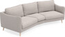 Madison - 3-sits soffa svängd, 90 cm - Grå