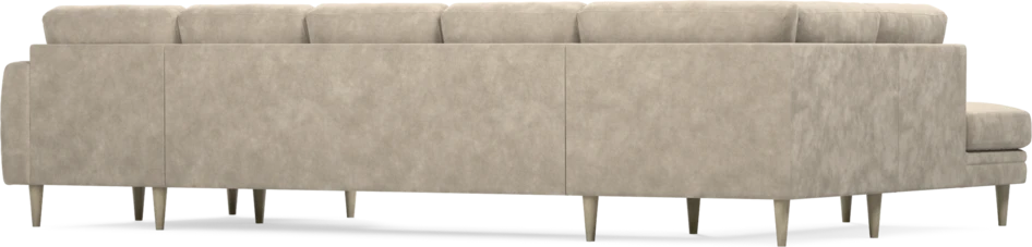 Eden - 3-sits soffa med divan vänster och schäslong höger - Beige