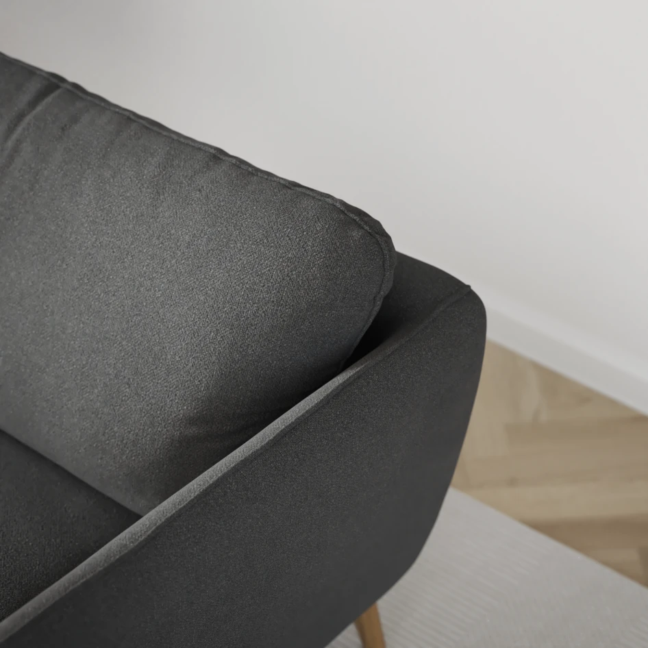 Madison Lux - 2-sits soffa med divan vänster och schäslong höger - Grå