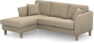 Eden - 2-sits soffa med schäslong - Beige
