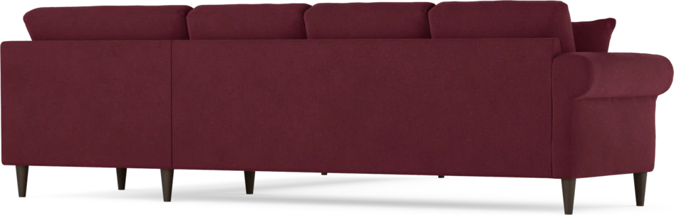 Eden - Hörnsoffa, 3+3-sits - Röd