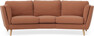 Madison - 3-sits soffa svängd, 70 cm - Orange