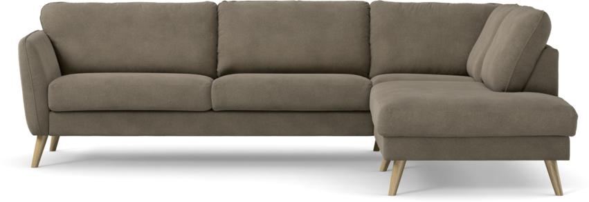 Bridge - 3-sits soffa med divan höger - Beige