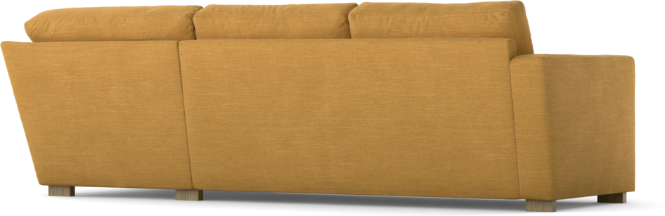 Friday - 2,5-sits soffa med divan höger - Gul