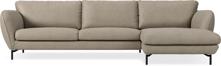 Madison - 3-sits soffa med schäslong höger - Beige