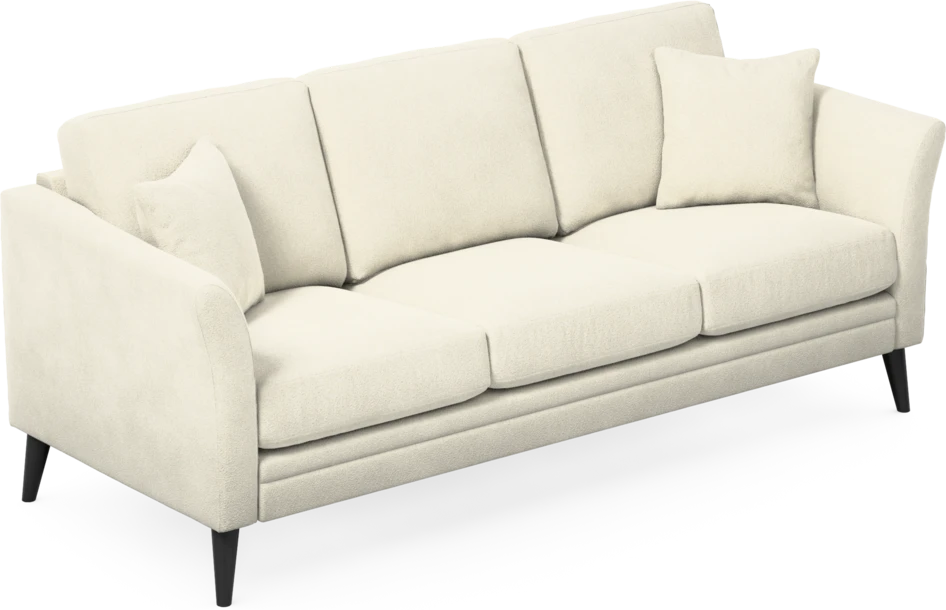 Eden - 3-sits soffa - Vit