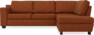 Friday - 2,5-sits soffa med divan höger - Orange