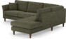 Eden - 2,5-sits soffa med divan - Grön