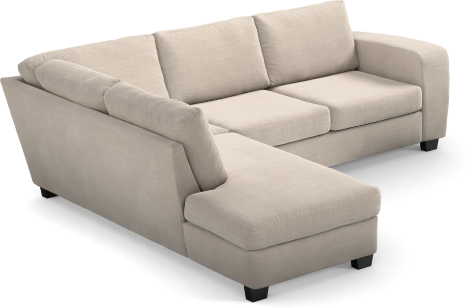 Friday - 2,5-sits soffa med divan vänster - Beige