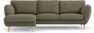 Madison Lux - 2-sits soffa med schäslong vänster - Brun