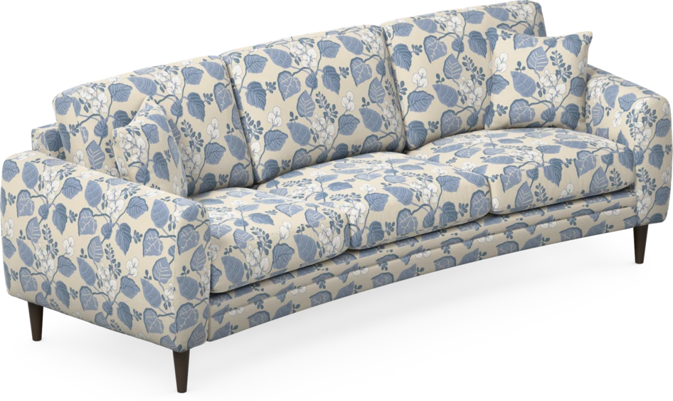 Eden - 3-sits soffa svängd - Flerfärgad