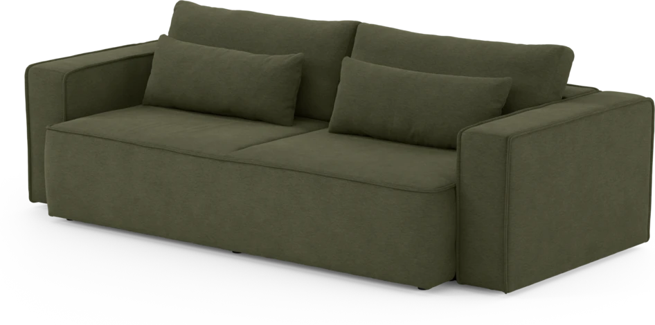 Ide - Bäddsoffa 3-sits - Grön