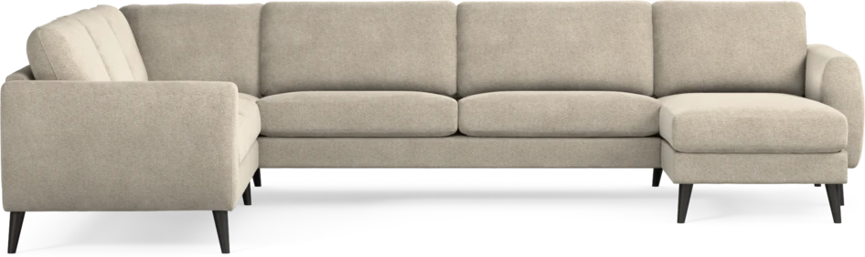 Bridge - Hörnsoffa, 2+3-sits med schäslong höger - Beige