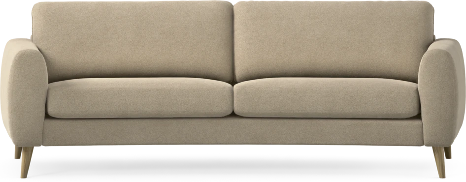 Bridge - 3-sits soffa svängd - Beige