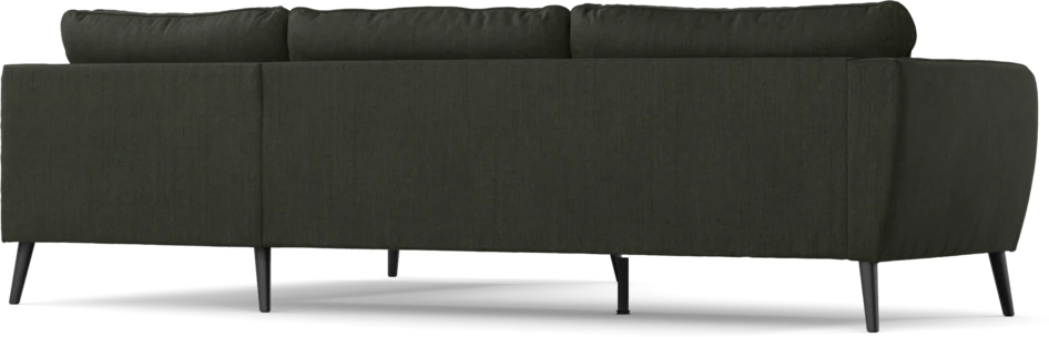 County - 2,5-sits soffa med divan höger - Grön