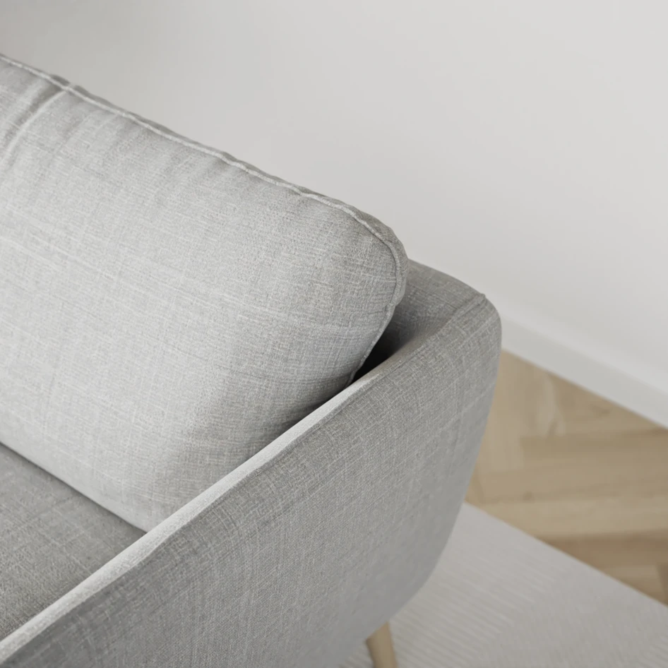 Madison Lux - 2-sits soffa med divan vänster och höger - Grå