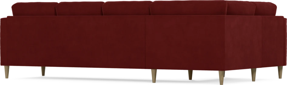 Eden - Hörnsoffa, 1+3-sits - Röd
