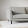 Willow - 3-sits soffa med divan vänster, fast klädsel - Grå