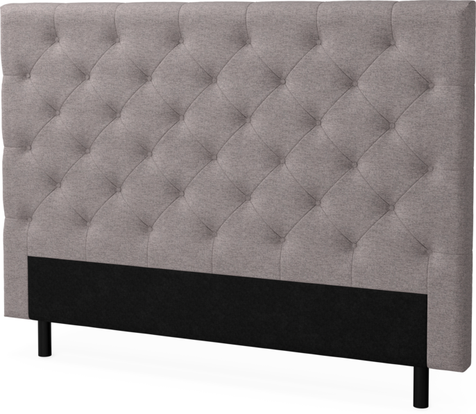 Delux Pikerad - Sänggavel, 90-210 cm - Grå