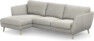 Madison Lux - 2-sits soffa med schäslong vänster - Grå